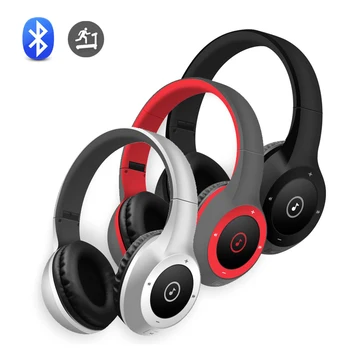 

New Wireless Sport Headphones Bluetooth Headset Stereo Headphone Adjustable Earphones With Mic Support TF Card for Phone