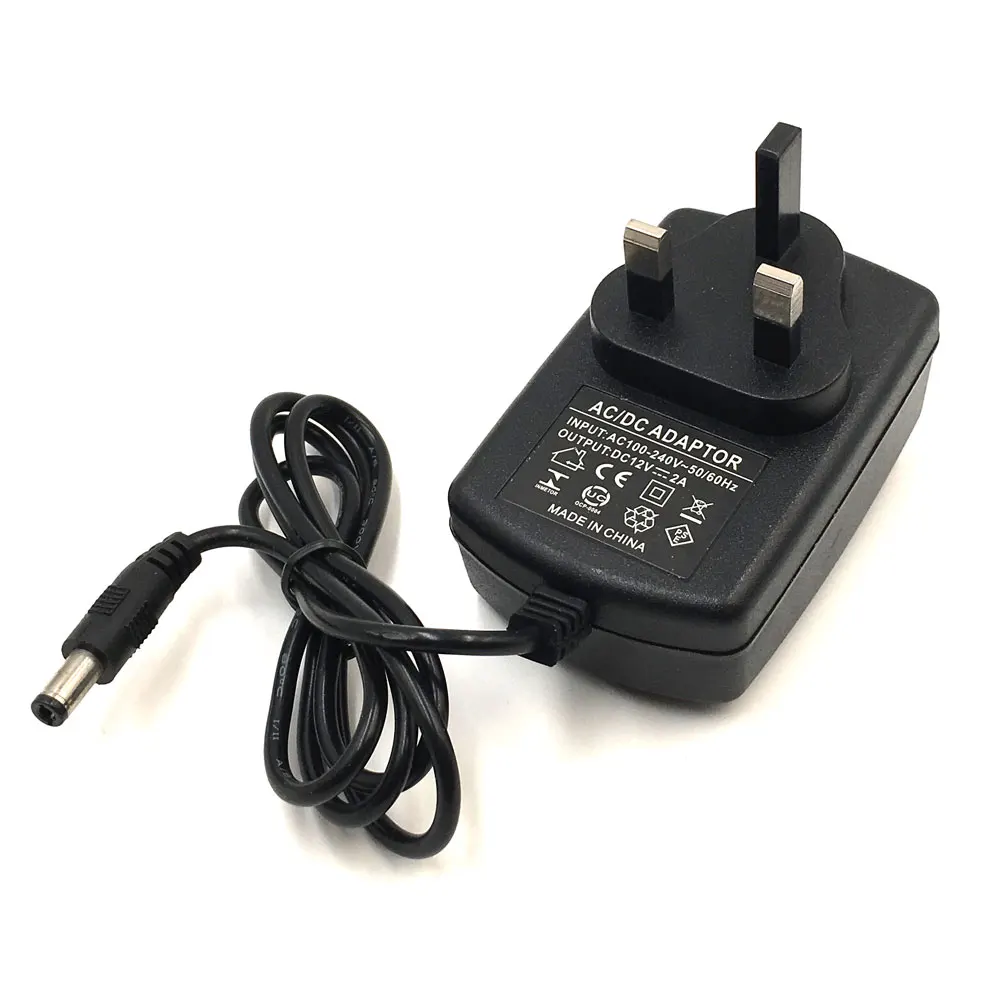 12V 2A источник Питания UK AU US EU вилка AC DC адаптер зарядное устройство 5,5 мм x 2,5 мм DC Выход 110 В 220 В трансформатор драйвер для светодиодный полосы