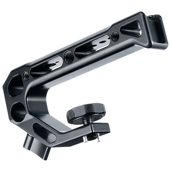 

R008 Camera Cold Shoe Handle Grip with Arri Locating Screw M5 Rotating Screw External Monitor Mic for DSLR NikonCanon Sony