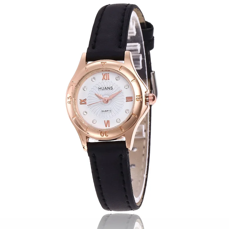 

Huans Kay Watch Trend of Fashion Glorious Ladies' Watch WOMEN'S Belt Watch Rome Measuring Watch