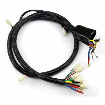 

Brushed WIRING HARNESS WIRE LOOM Reverse for Electric Go Kart ATV Scooter Buggy Moped Chopper Scooter Motorized Bike