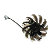 

New 75mm 4pin DC 12V 0.35A T128010SU gpu cooler for Gigabyte Geforce GTX 670 780 980 R9 290 GT 1030 graphics card cooling