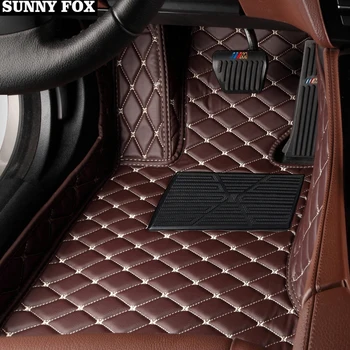 

Car floor mats for Suzuki Jimny Swift SX4 S-cross 5D Waterproof car-styling leather Anti-slip carpet liners