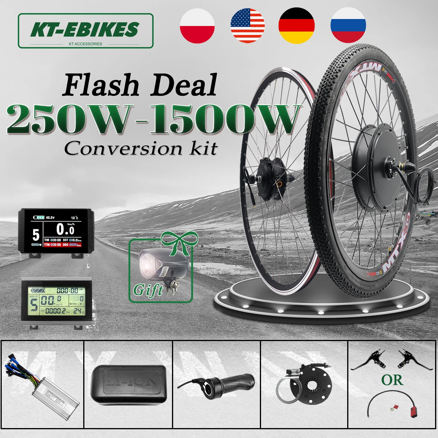 мотор колесо для велосипеда велосипед электро комплект электровелосипеда