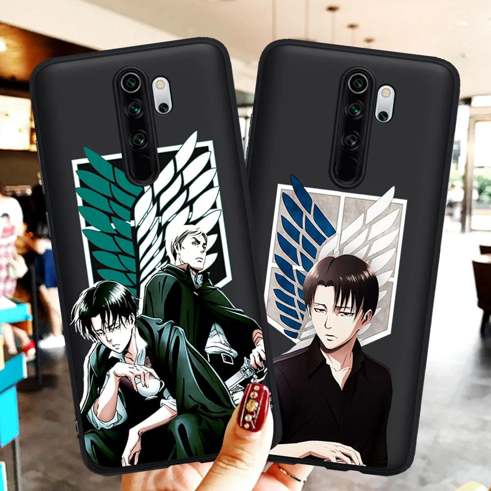 

Trendy Anime Attack on Titan Cool Levi Ackerman Phone Case For Xiaomi Mi 9T Redmi Note 5 6 7 8 8T 9 Pro 9S K20 K30 9T Pro Coque