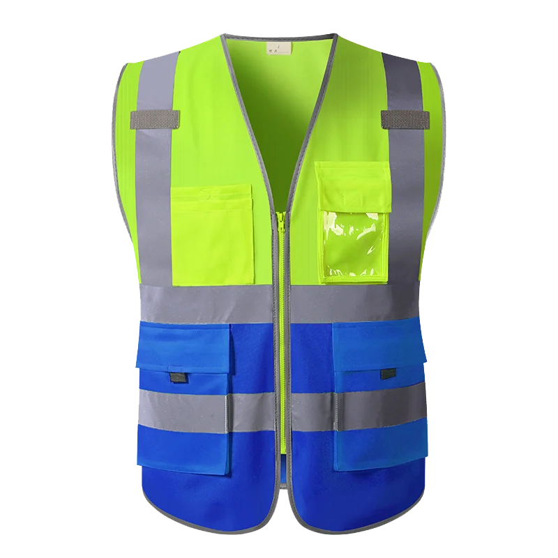 Hi Vis Safety High Viz Visibility Work Vest Waistcoat FREE POSTAGE UK SELLER 