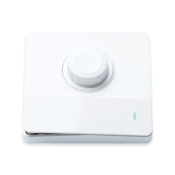 

220V Ceiling Fan Governor 86 type Concealed Speed Regulating Switch Panel Installation Stepless Speed Change with Light Switch