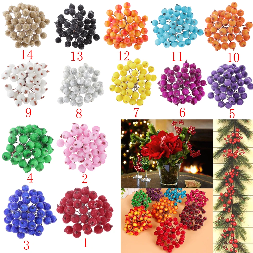 200x Simulation Lifelike Plants Flowers Fruits Photo Prop Party Decoration