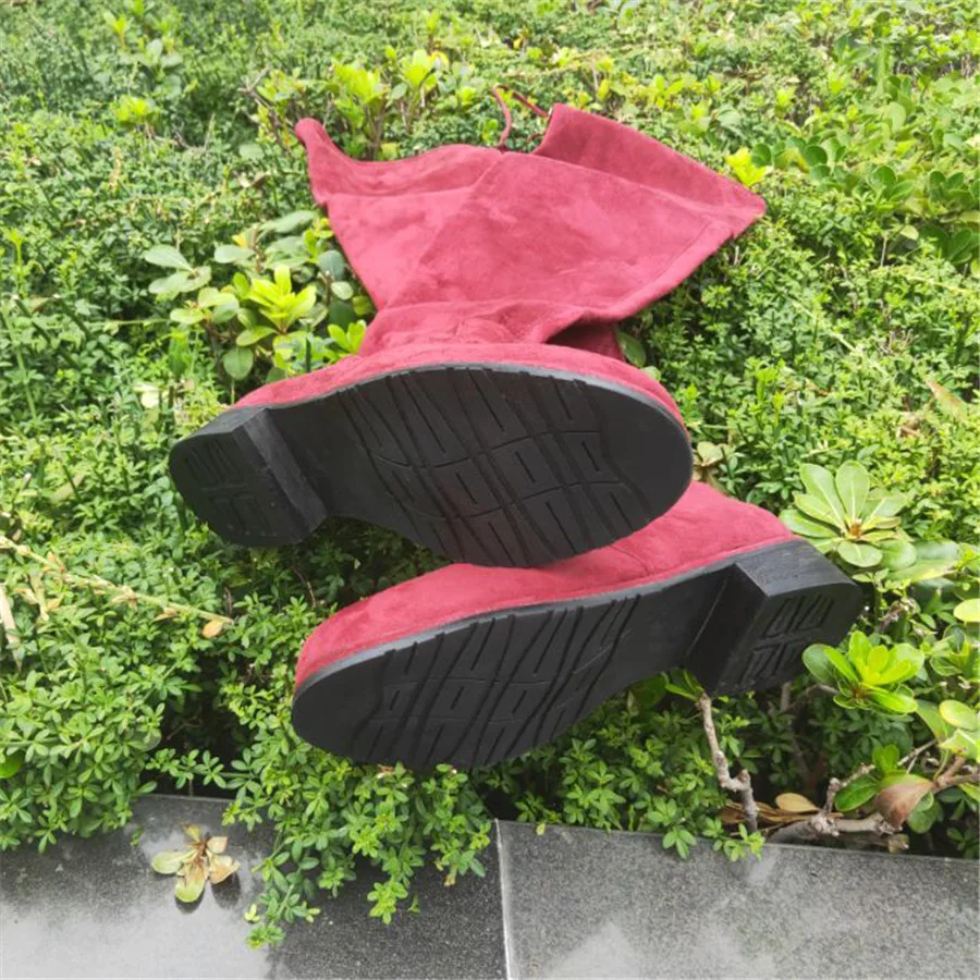 

long women Overknee Woman Elastic boots