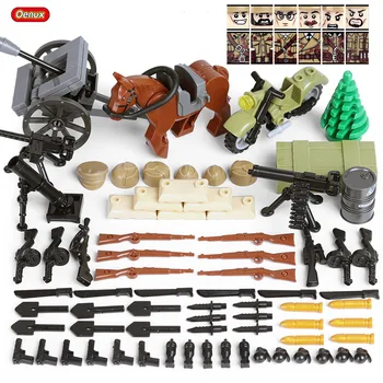 

Oenux 2020 WW2 Soviet Army VS Middle East Army Military Small Building Block Toy Military Soldiers Figure Building Brick MOC Toy