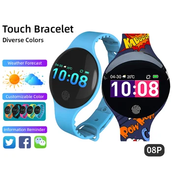 

Bluetooth Smart Watch Bracelet Kids Men Women Fitness Tracker Color Screen Step Count Calories Sleep Monitor Call Alarm Reminder
