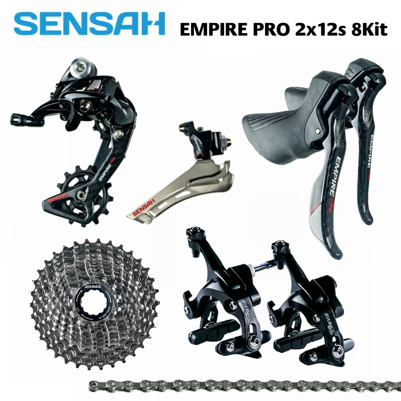 SENSAH EMPIRE PRO 2x12 Speed, 24s Road Groupset, R/L Shifter