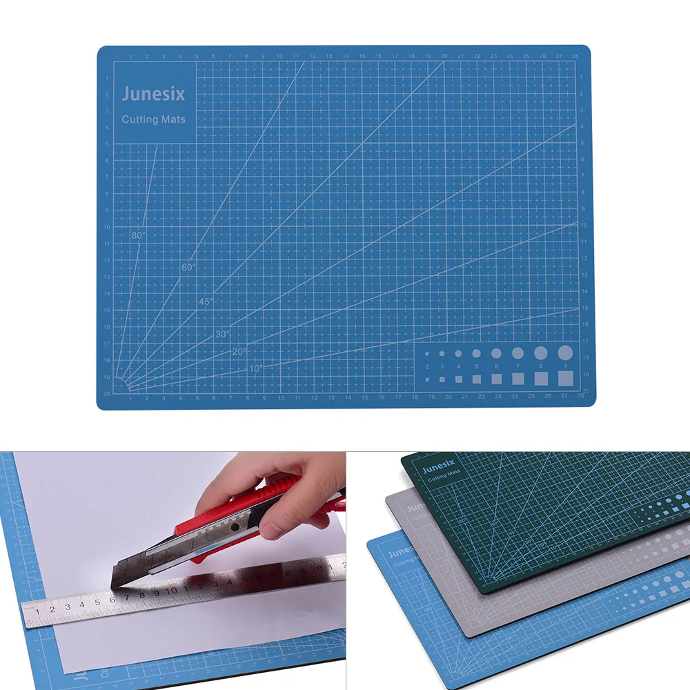 

30 * 22cm (A4) Self Healing Cutting Mats Double-sided Non-slip PVC Engraving Cutting Board for Arts & Crafts Projectors Sewing