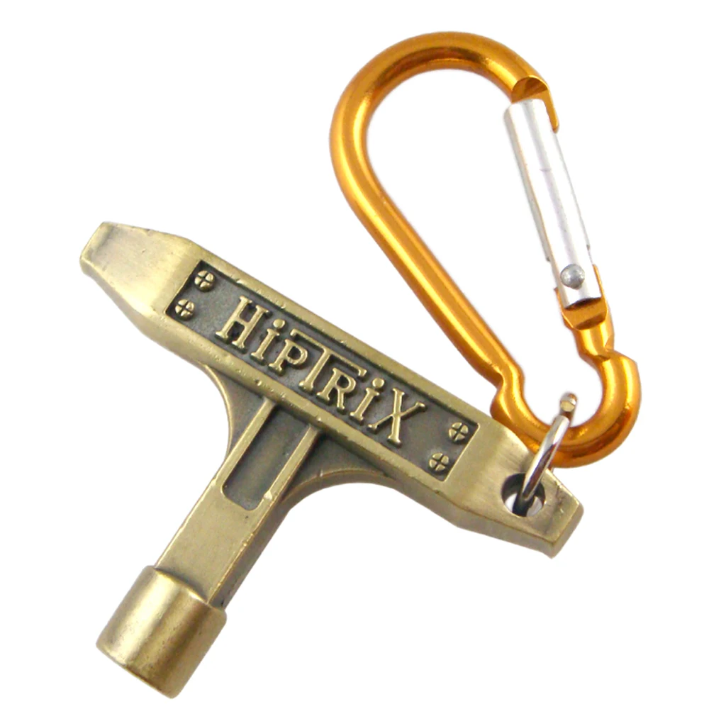 Bronze Drum Skin Tuning Key Snap Hook for Jazz Drum Set Tool T Wrench Tuner Percussion