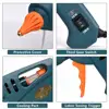 Hot melt Glue Gun Single， Packing SET-8 15 IN 1 Tool KIT Silicone gun 50W/OFF/150W Switch Use 11mm Glue Stick Pure copper nozzle 5