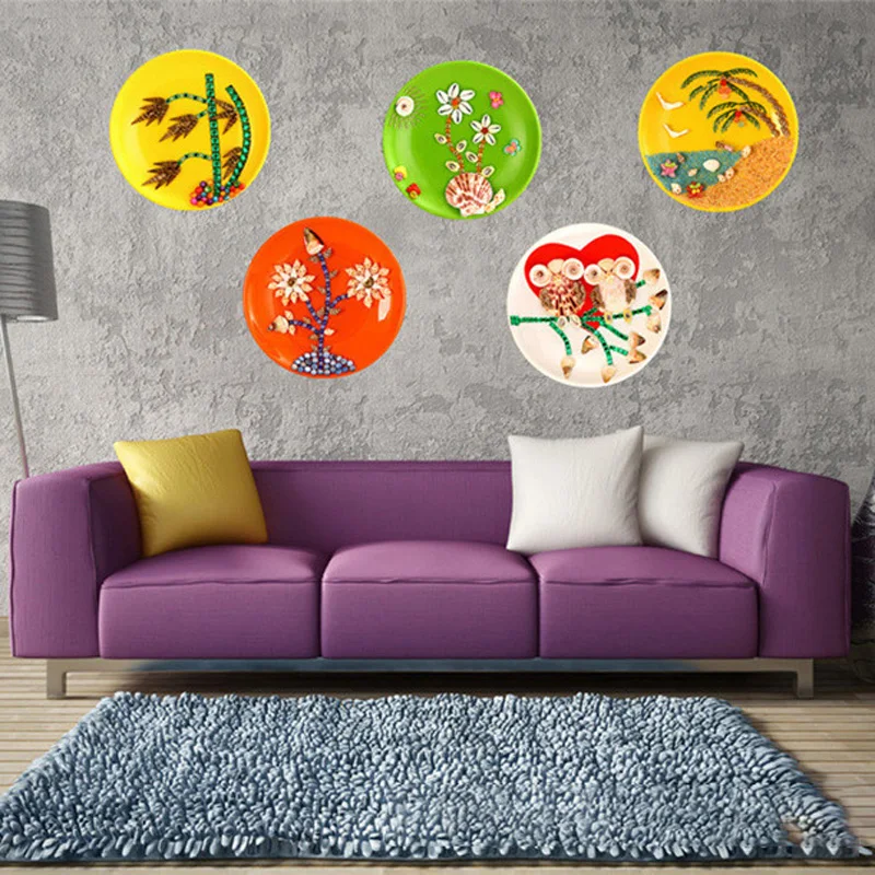 3D Creative Decorative Hand Shell Painting Handmade Children DIY Set Home Decor home decoration educational toys