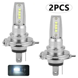 Lâmpadas Dos Faróis Do Carro H4 72W 6500K 12000LM H8 H11 H9 9005 9006 HB3 HB4 H3 12V Automóvel Luz de Nevoeiro LEVOU Auto Luzes