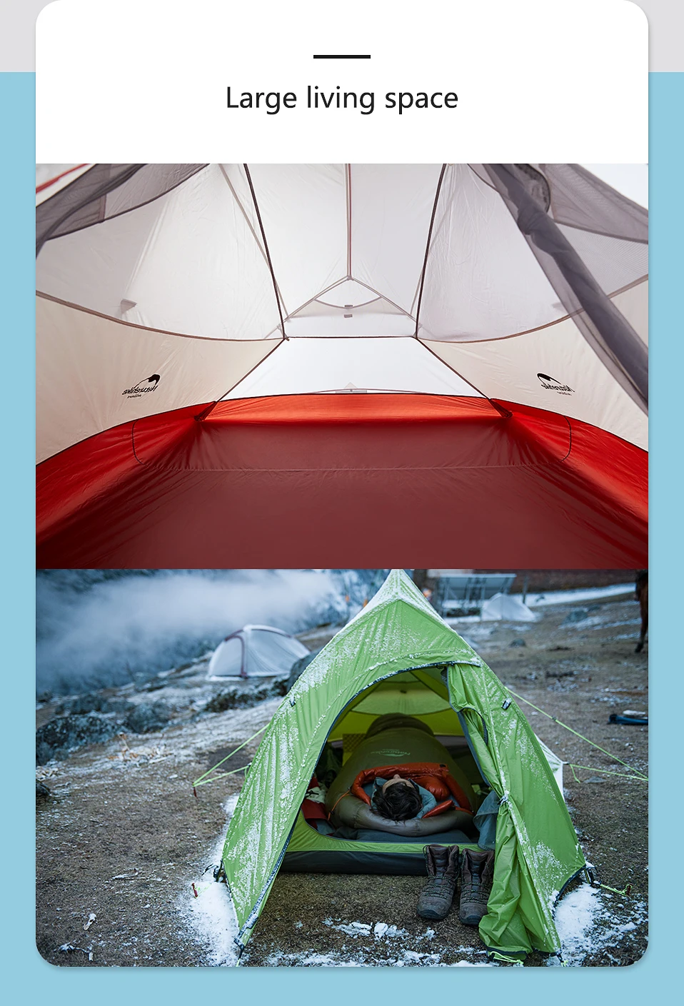 Waterproof Camping Tent Outdoor With Free Mat-0