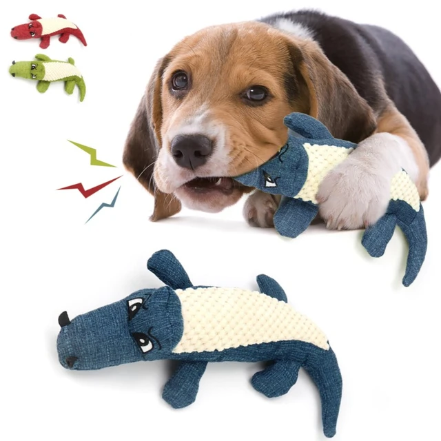 Dog Toys Animal Fun Plush Toy for Dogs Cat Puppy Squeaky Interactive Pet Toy  Puzzle Training