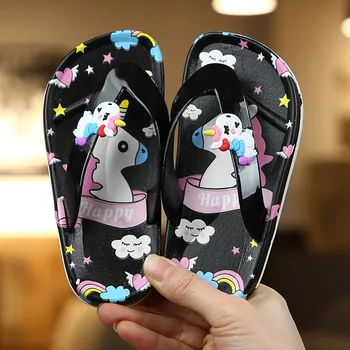 

Flips Flop for Baby Infant Toddler Kids Cartoon Unicorn Cute Shoes Children Boy Girl Slippers Sandals Antiskid Beach Slipper