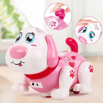 

Electric Toy Dog Baby Toys Record And Play Interactive Kids Early Learning Educational Toys With Music Lights Children Kids Gift