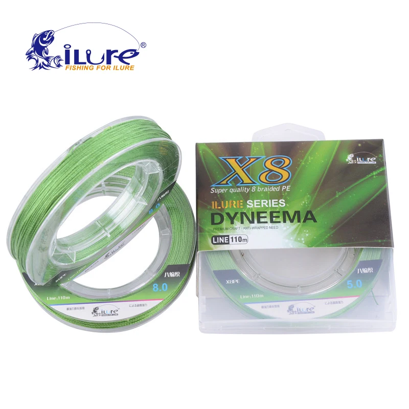 

ILure Brand Series 100 8 Braided Mtsuper Strong Japan Multifilament 100% Carp Bass Line Bait Pesca The Cord Multifilament Line