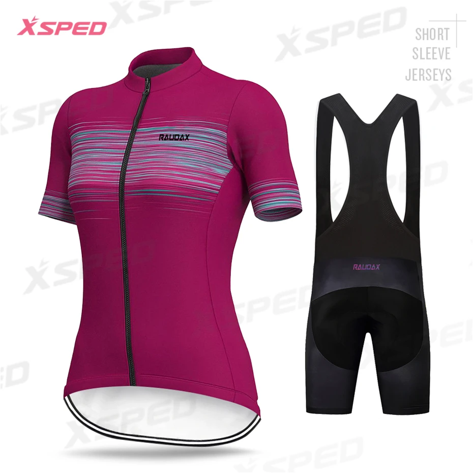 Женская одежда для велоспорта, костюм для шоссейного велосипеда с коротким рукавом, комплект из Джерси, одежда для горного велосипеда, Женская командная форма для триатлона MTB