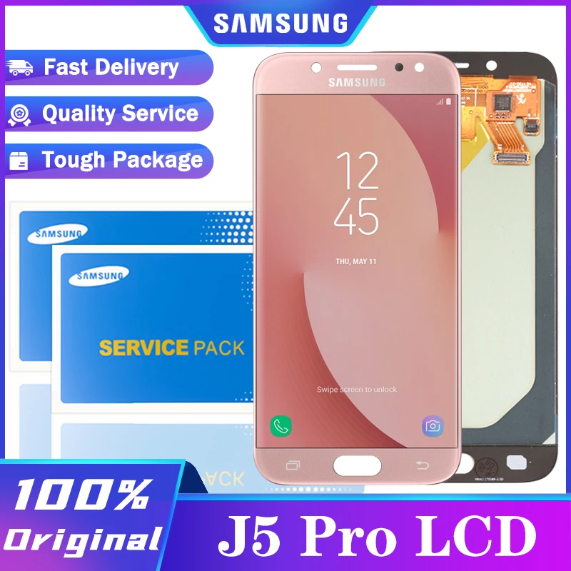 Оригинальный SUPER AMOLED 5 2 ''ЖК дисплей для SAMSUNG Galaxy J5 PRO 2017 J530 J530F LCD сенсорный экран