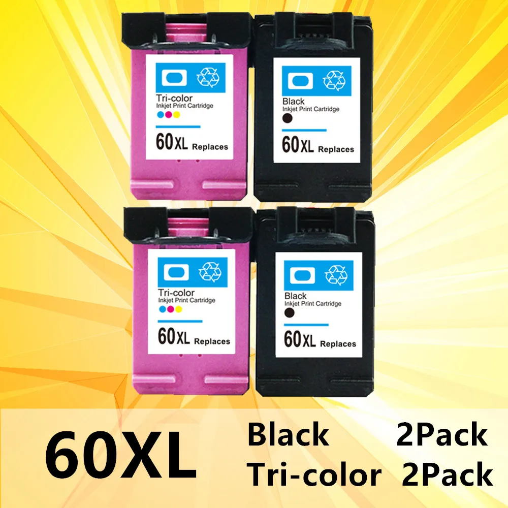 60XL Ink Cartridge 60 Kompatibel untuk 