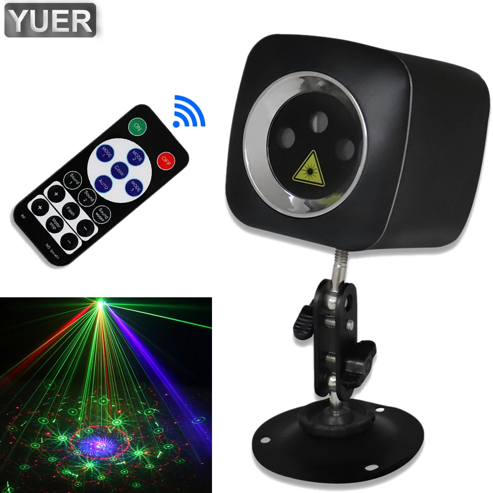 Mini RGB Portable Mini Laser Party Light DMX512 Sound Music Pattern Effect Stage Disco DJ Club Bar KTV Family Party Light Show portable super bass creative music speaker loud stereo hifi sound outdoor sport speaker