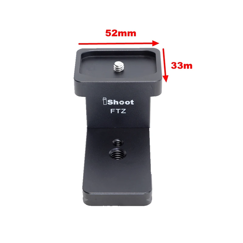 staffa di supporto per obiettivo con Arca Fit piastra a sgancio rapido compatibile con Nikon FTZ Mount Converter Lens Adapter Ring Anello di ricambio per treppiede iShoot