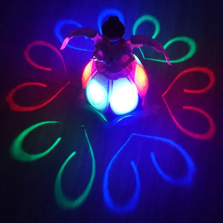 

Dancer Princess Will Walking of Electric Dancing Robot Music Rotating Doll Children GIRL'S Toy Hot Selling