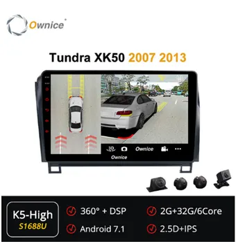 

Ownice Android 7.1 360 Panorama 6Core Car DVD GPS Navigation Player forToyota Tundra 2007 - 2013 Sequoia 2008-2018 DSP SPDIF
