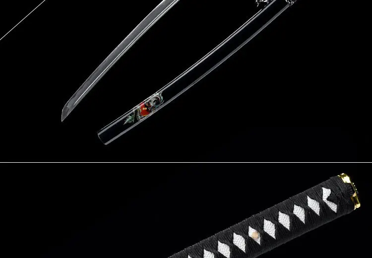 New Popular Full Handmade 1060 Carbon Steel Blade Samurai Katana Sword Battle Ready Razor Sharp