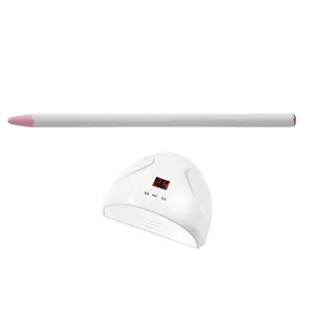 

Wax Rhinestone Picker Pencil & White Nail Phototherapy Machine 36W Smart Induction USB Power Nail Lights Quick Dry