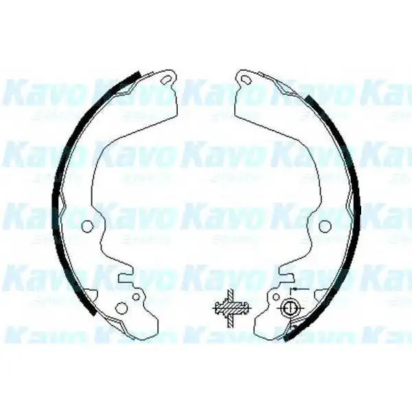 Колодки барабанные\ Mitsubishi Carisma 1.6-1.9Di 95/Galant 1.8-2