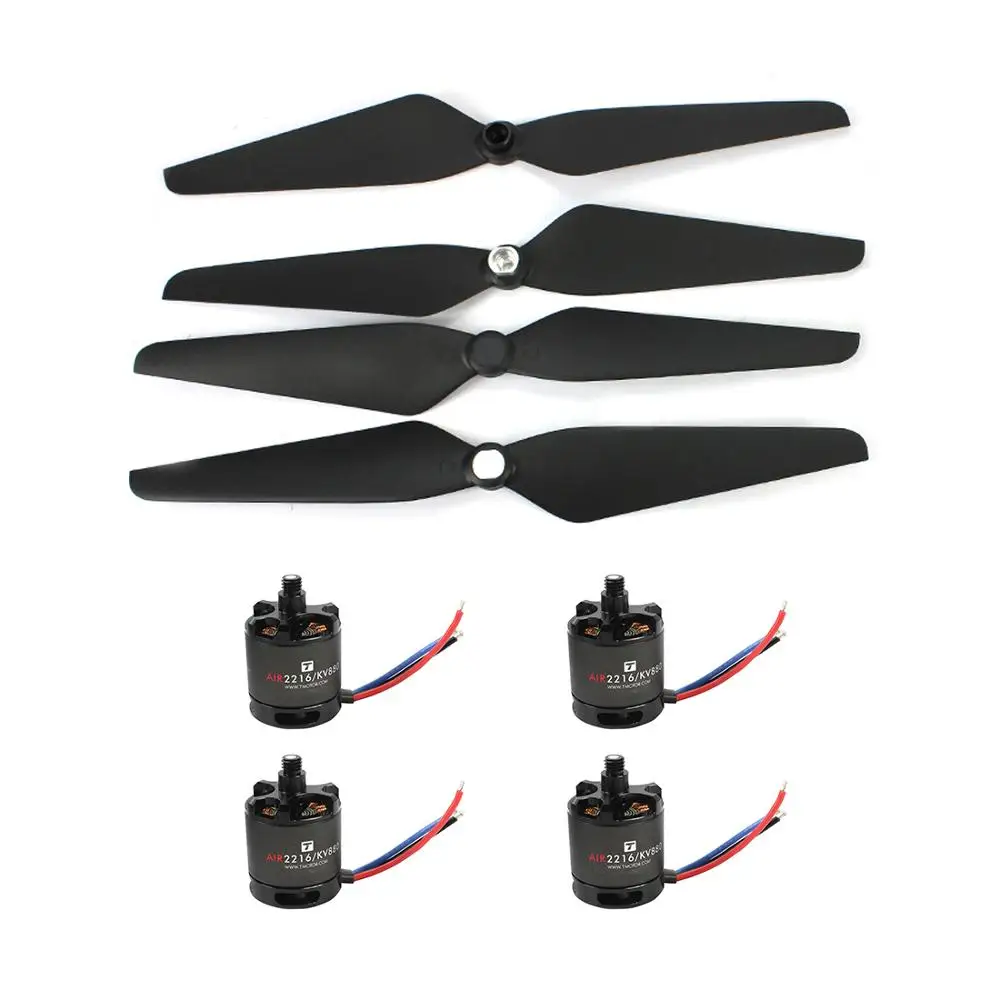 

Hot JMT F450-V2 Frame Kit + 2-4S 30A BEC ESC + T1045 Propeller + 2216-880KV Motor for DIY RC Drone Quadcopter Spare Parts