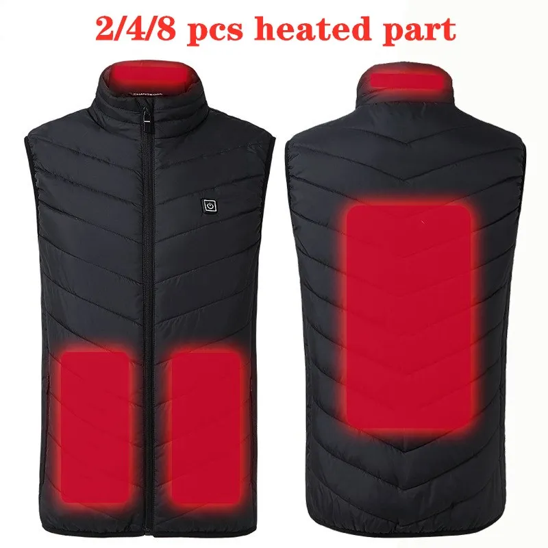 Usb Heater Heated Jacket Vest Usb Electric Battery Heat Outdoor Hiking