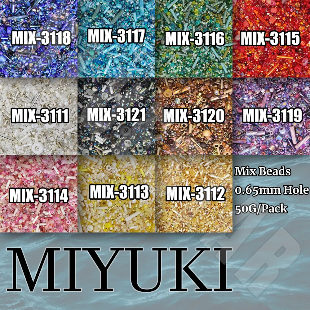 BLUESTAR 50 г/упак. бисер Miyuki смешанный стиль стеклянные бусины случайная смесь цветов