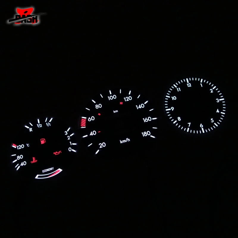 DASH A I N новый EL светящийся манометр для W124 180 км большие часы экономичная черная