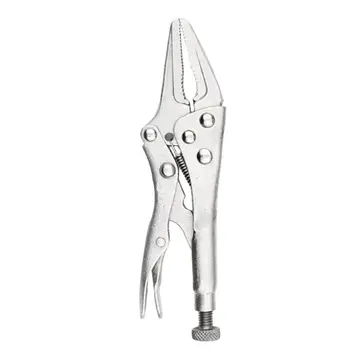 

Tip Mouth Pliers Straight Mouth Long Mouth Fish Mouth Pliers Chrome Vanadium Alloy Steel Pliers Silver