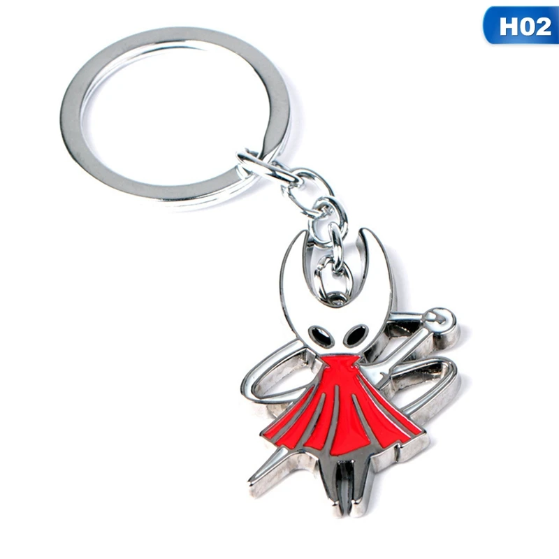 Hollow Knight Octopus Alloy Keychain Personalized Llaveros Accessories Brelok Do Kluczy Keyring
