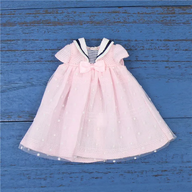 bjd Blyth Doll icy licca lace dress cute lovely, only clothes no doll no shoes - Цвет: B