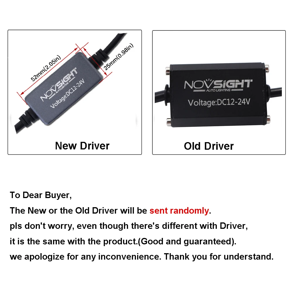 Светодиодные Автомобильные лампы NOVSIGHT H4 H11 H8 H7 H16JP 9005 9006 60 Вт 10000LM Play and Plug