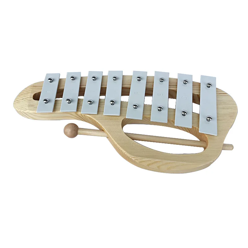 Деревянный ксилофон для раннего детского музыкального инструмента Детский Музыкальный обучающий инструмент Детские игрушки 8 нот новое поступление