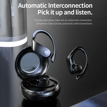 

A15 TWS Wireless Bluetooth Headband Sport Earbuds Stereo Earphone+Charging Case Sweatproof / HD Sound Quality