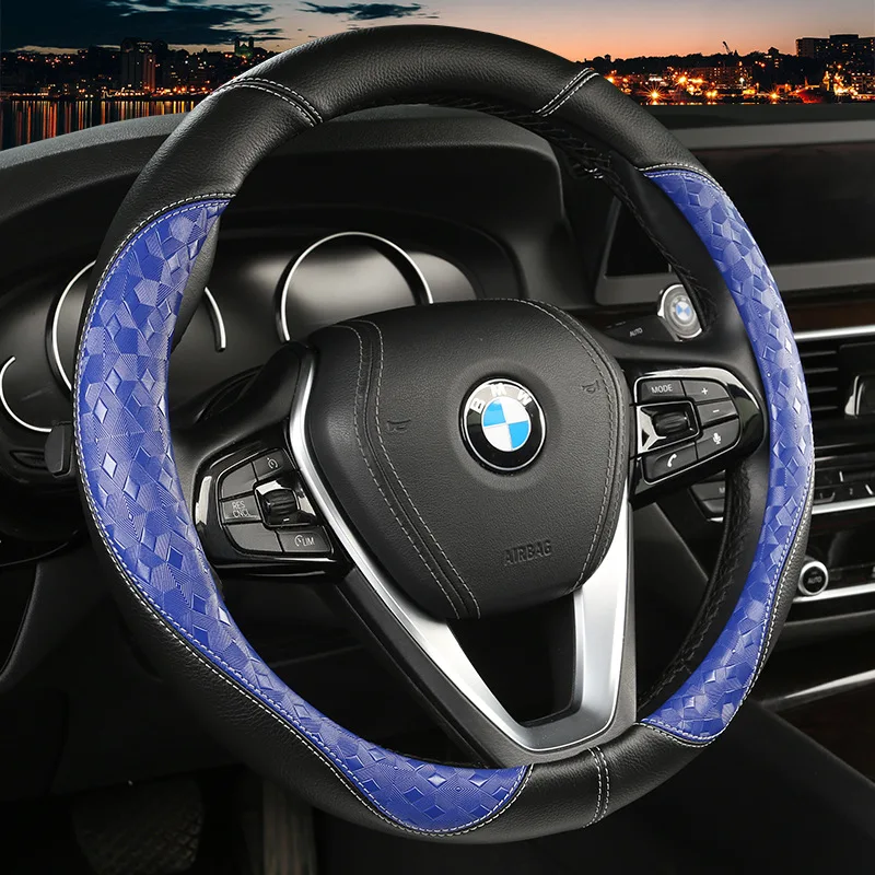 

Harvard H6coupe Hover M6/H2/H8/H9/F5 Only Steering Wheel Cover Four Seasons Leather Anti-slip Steering Wheel Cover