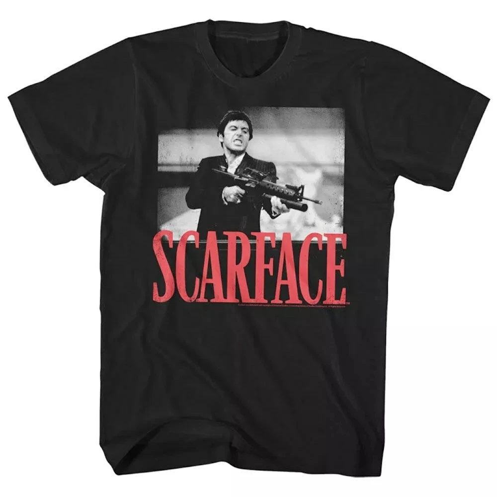 Мужская футболка с надписью Scarface Тони Монтана большие пистолеты маленький друг