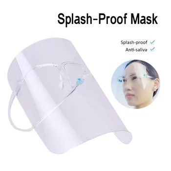 

Safety Clear Face Shield Screen Mask Visor Eye Protection Anti-fog Protective Prevent Saliva Splash Mask Motorcycle Accessories