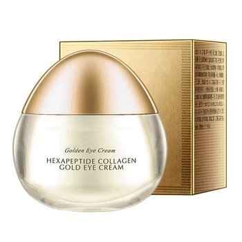 

13g Hexapeptide Collagen Gold Dark Circles Eye Bag Remove Eye Cream Lifting Firming Fading Fine Lines Care New Golden Eye Cream